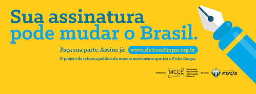 Sua assinatura pode mudar o Brasil