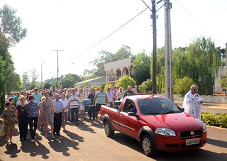 Procissão reuniu todas as comunidades da paróquia em honra a Nossa Senhora dos Navegantes.