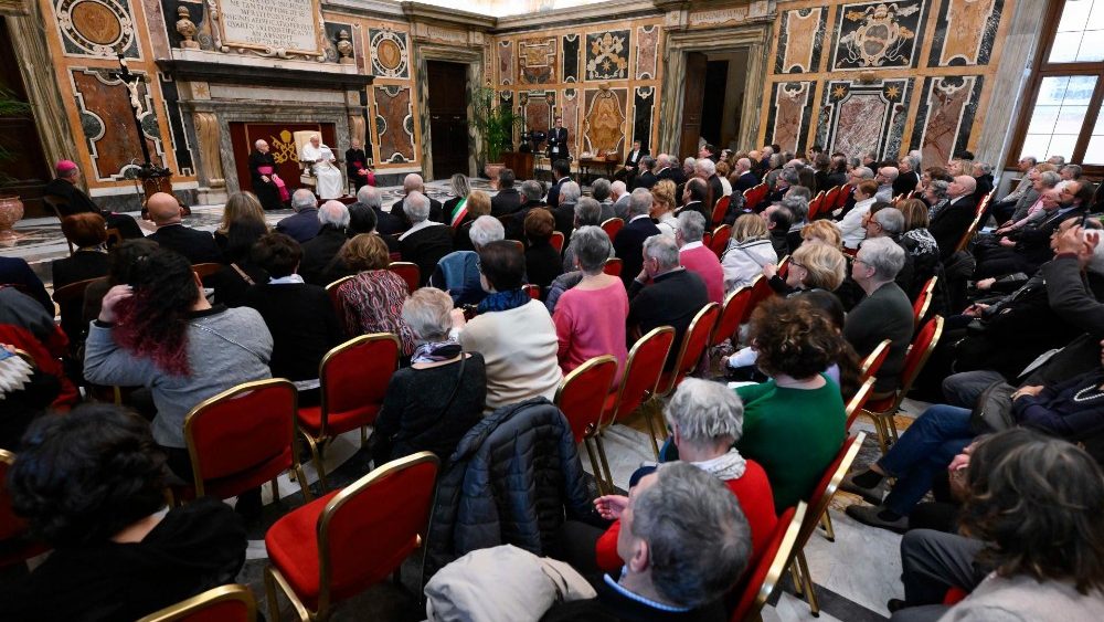 O Papa recebe Delegação da Diocese de Belluno-Feltre, no 60º aniversário do desastre do Vajont (Vatican Media)