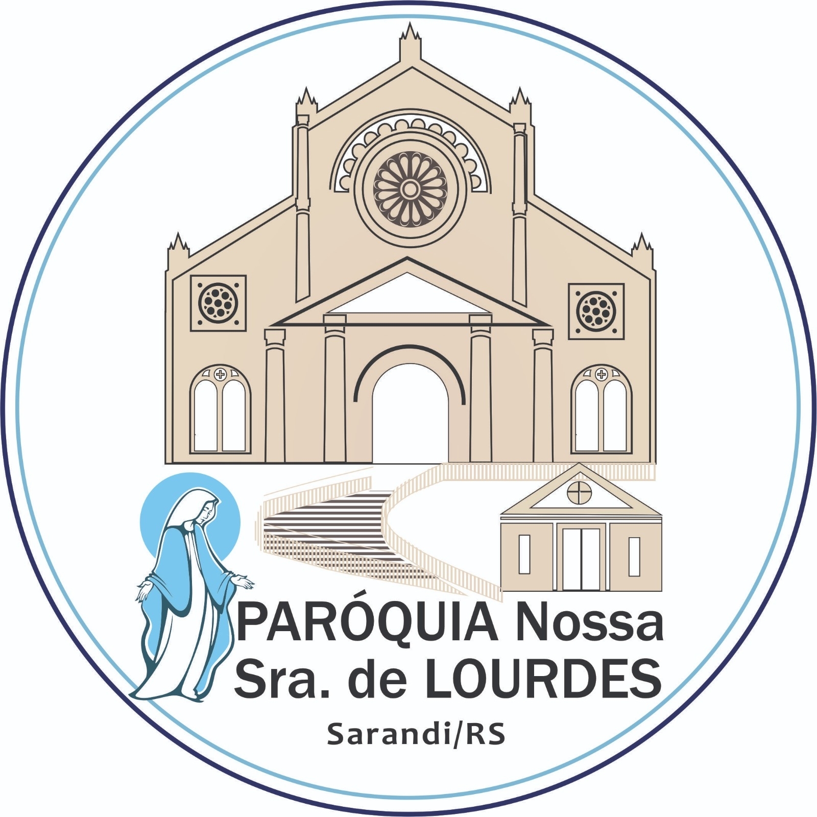 Logo da Nossa Senhora de Lourdes / Sarandi